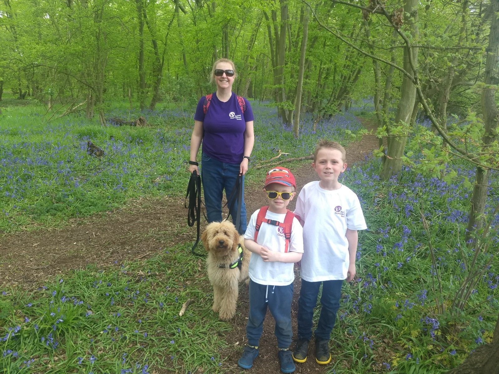 Essex family finish walking challenge for deaf children