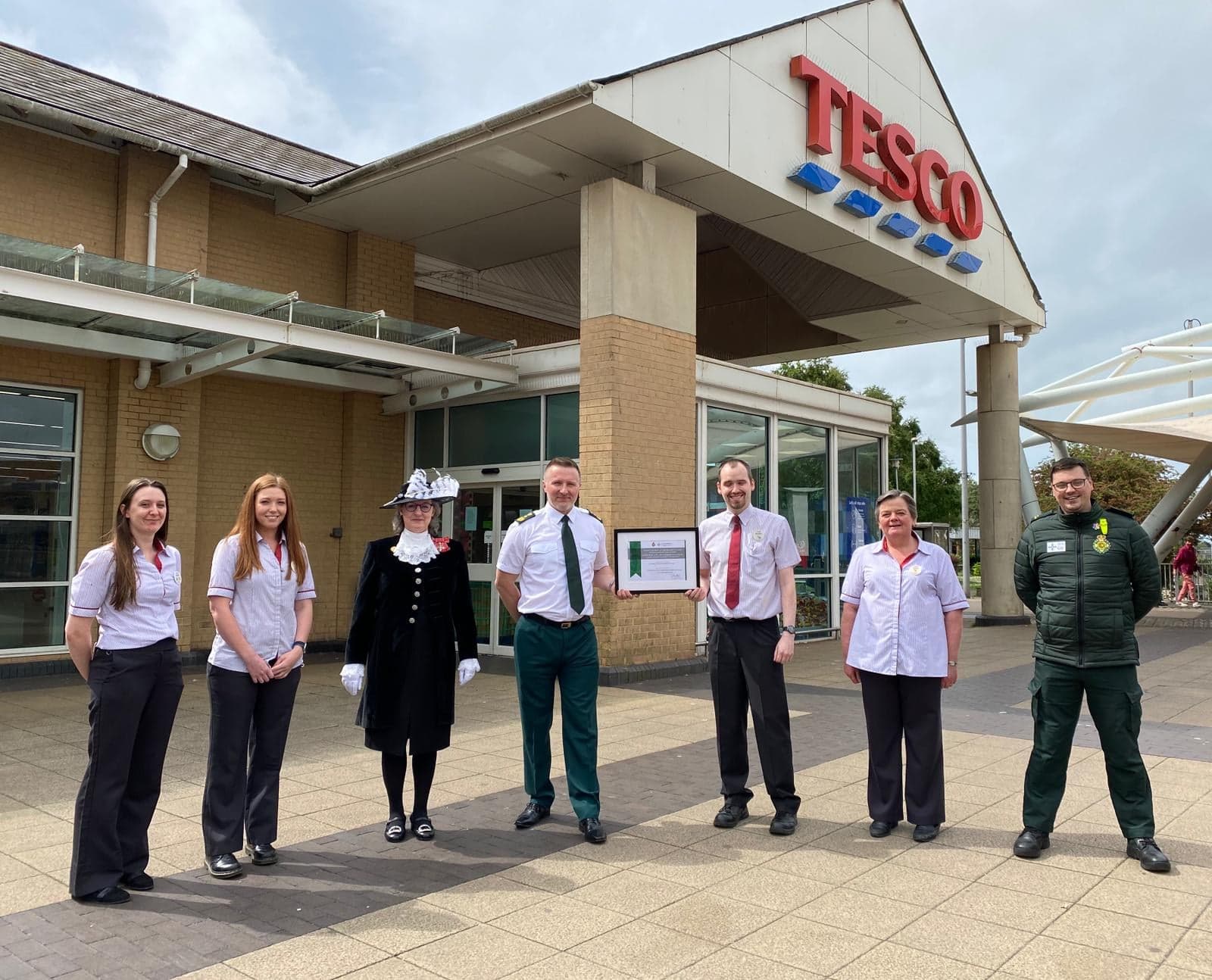 Port Talbot supermarket staff commended for quick thinking actions