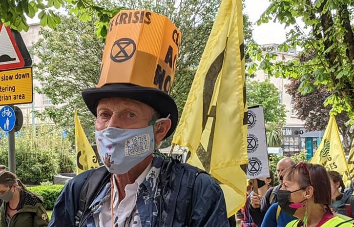 Totnes activists taking part in six-day G7 Extinction Rebellion walk