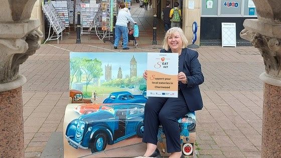 Loughborough MP visits town to support council-led 'Seat Out' campaign