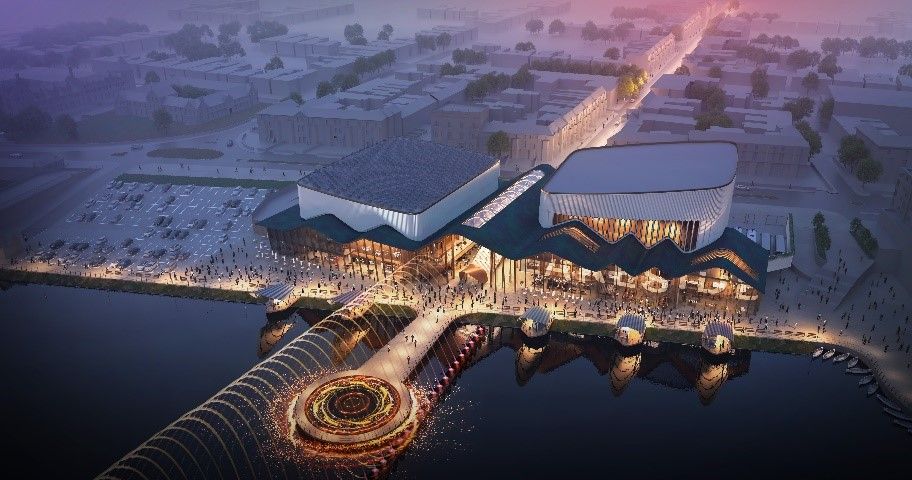 Southport switches on to stunning Marine Lake events space