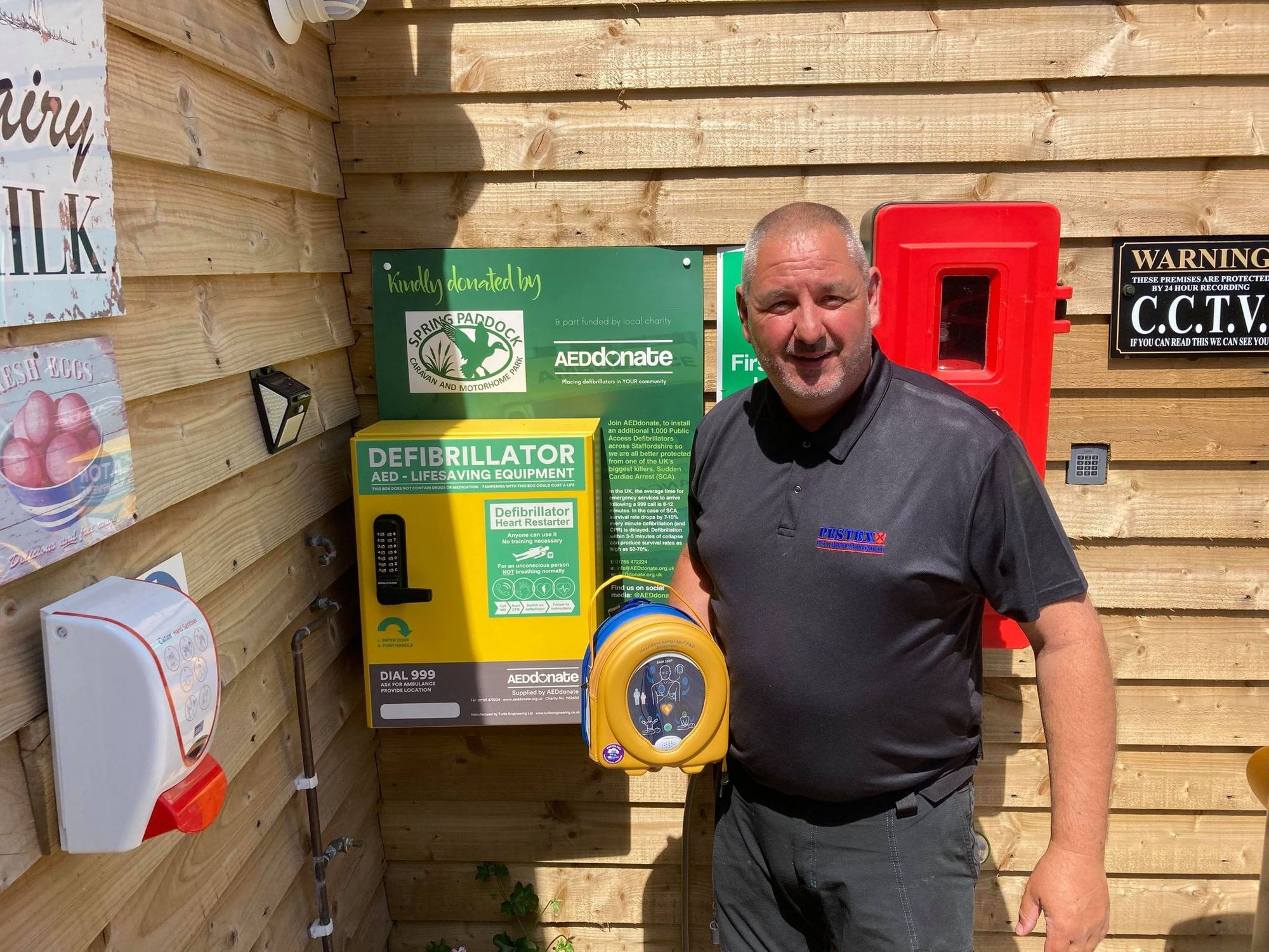 Stafford borough is safer thanks to an influx of new defibrillators