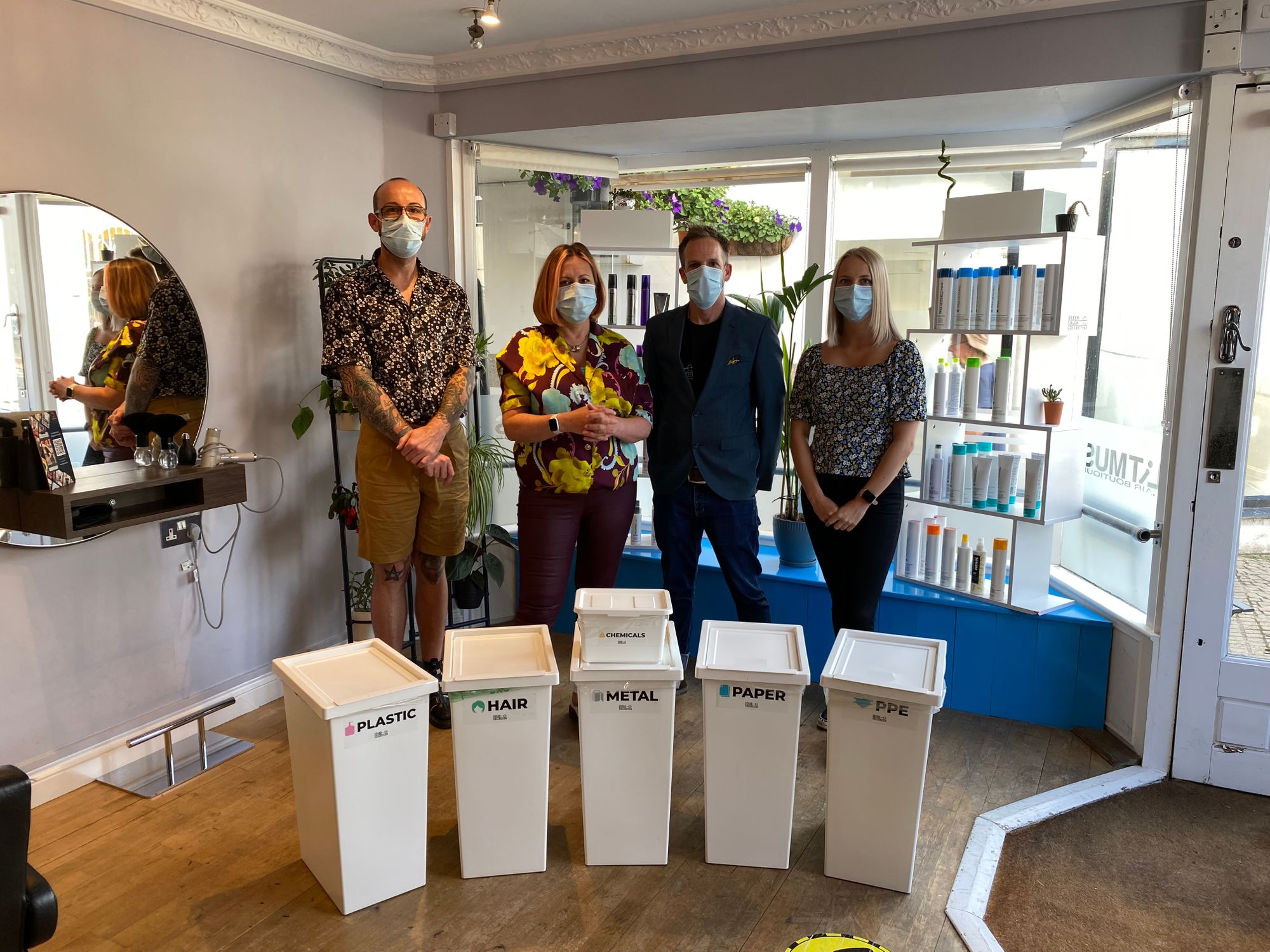 Truro salon goes green by recycling human hair into oil spill mats