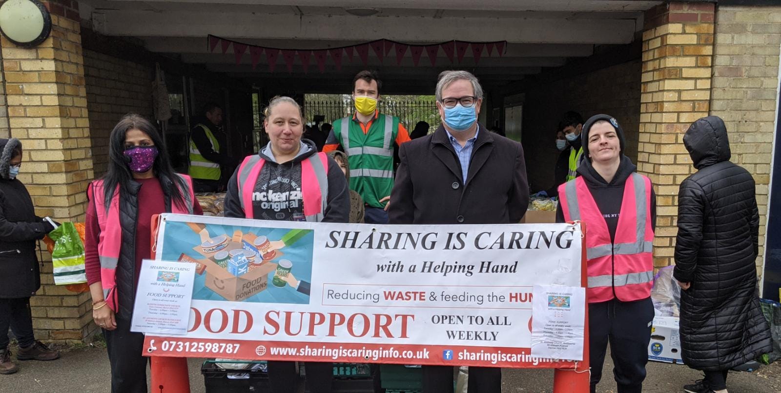 Foodbank in Harrow donates food to 600 locals per week