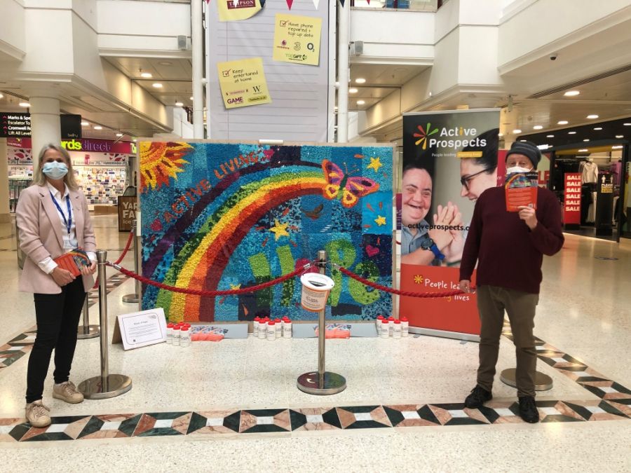 Mosaic of hope on show at Belfry Shopping Centre