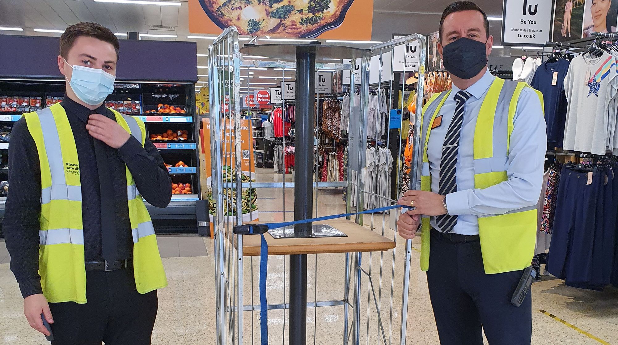 Northwich Sainsbury’s donates old furniture to Daneside Court
