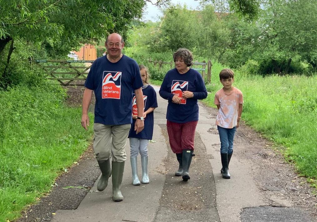 Hart man completes 70km walk for veterans charity