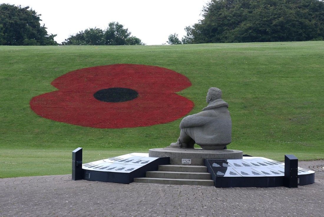 Giant Folkestone poppies mark British Legion centenary