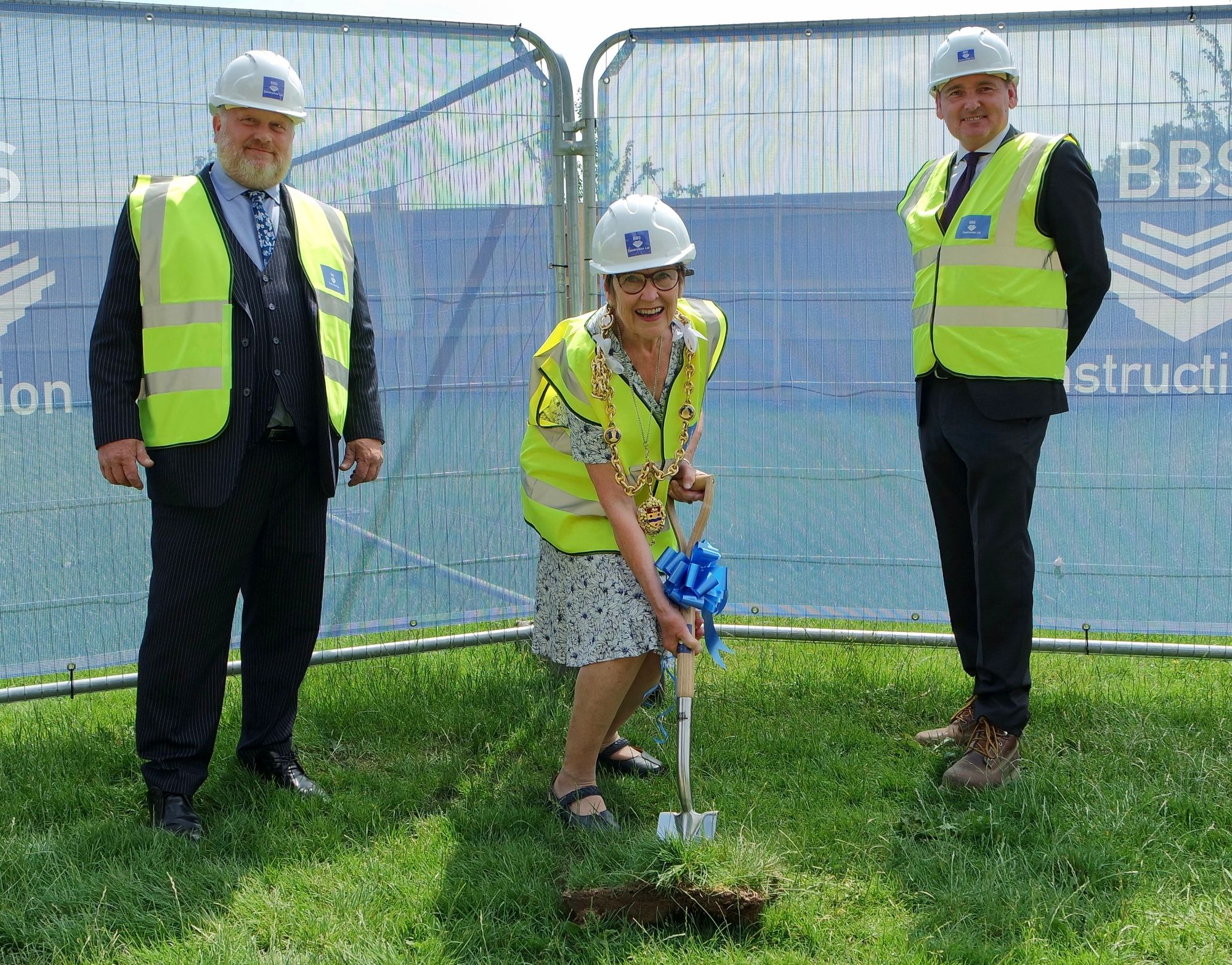 Ground-breaking ceremony for Maidstone's Mote Park cafe