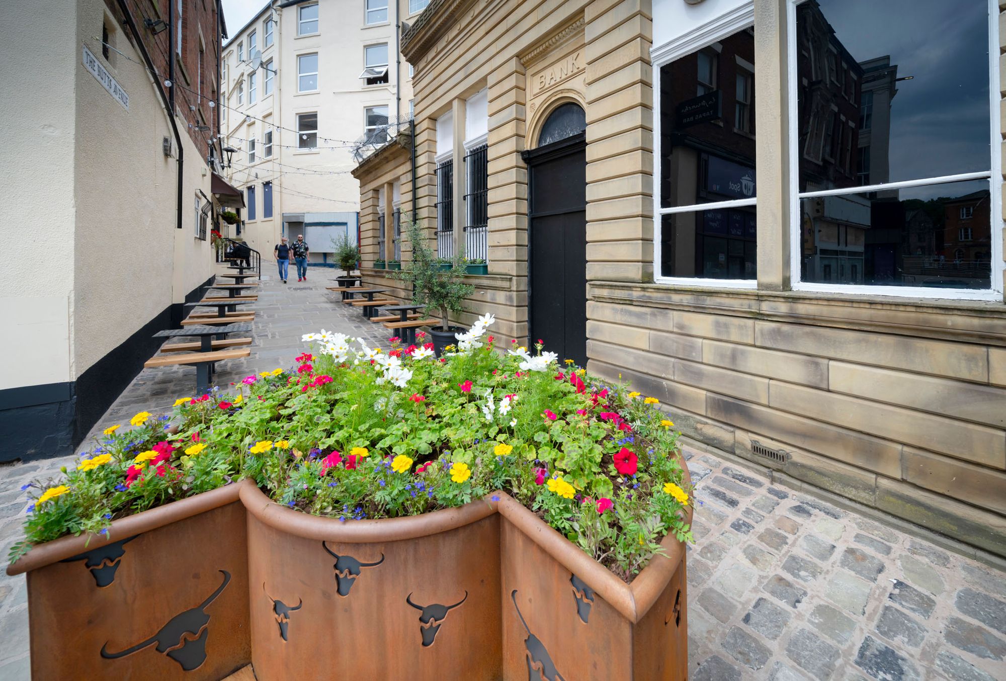 Heritage sites revamped as town centre transformation continues