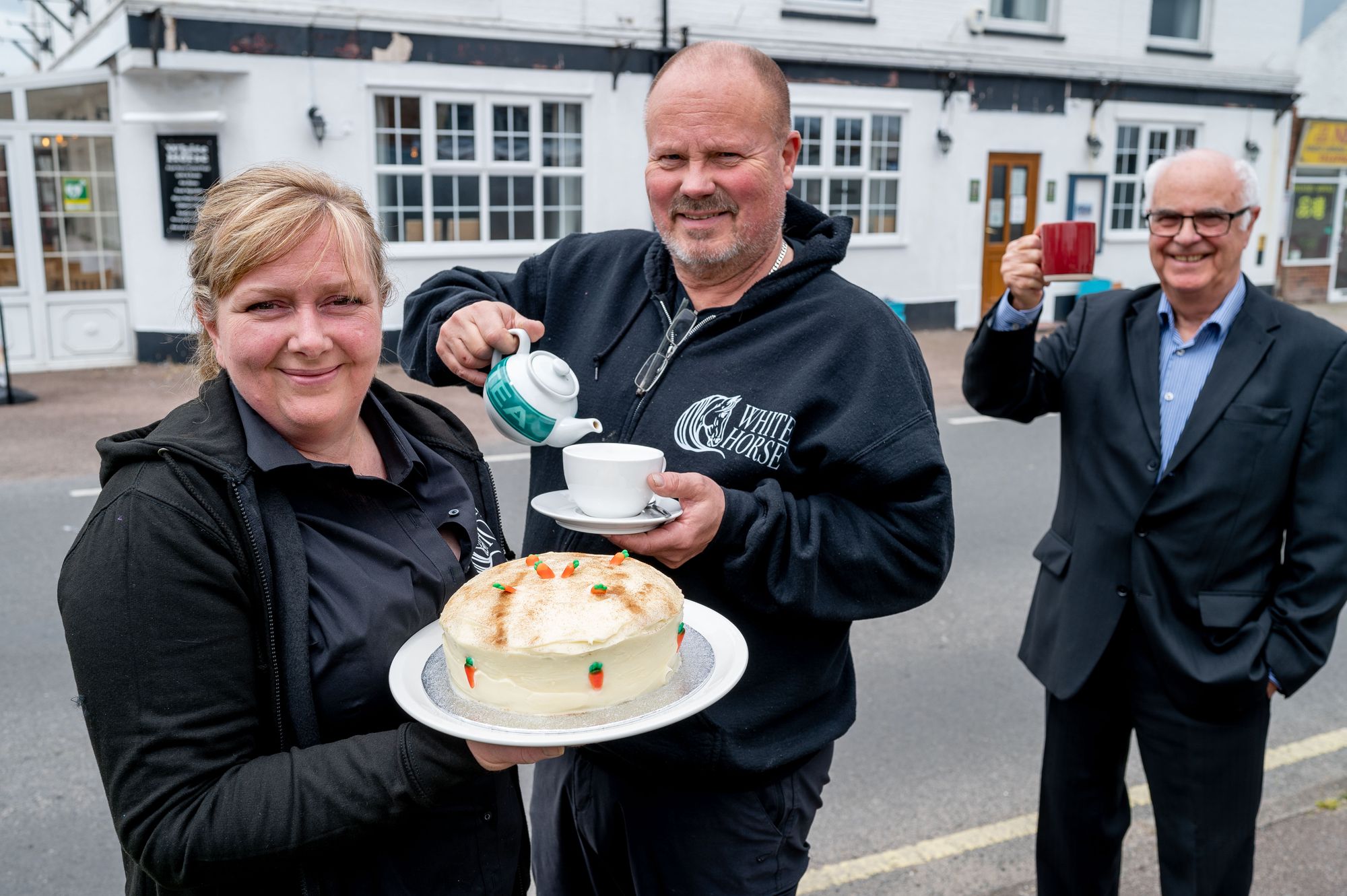 Suffolk publicans open community café for local residents following a successful takeaway launch