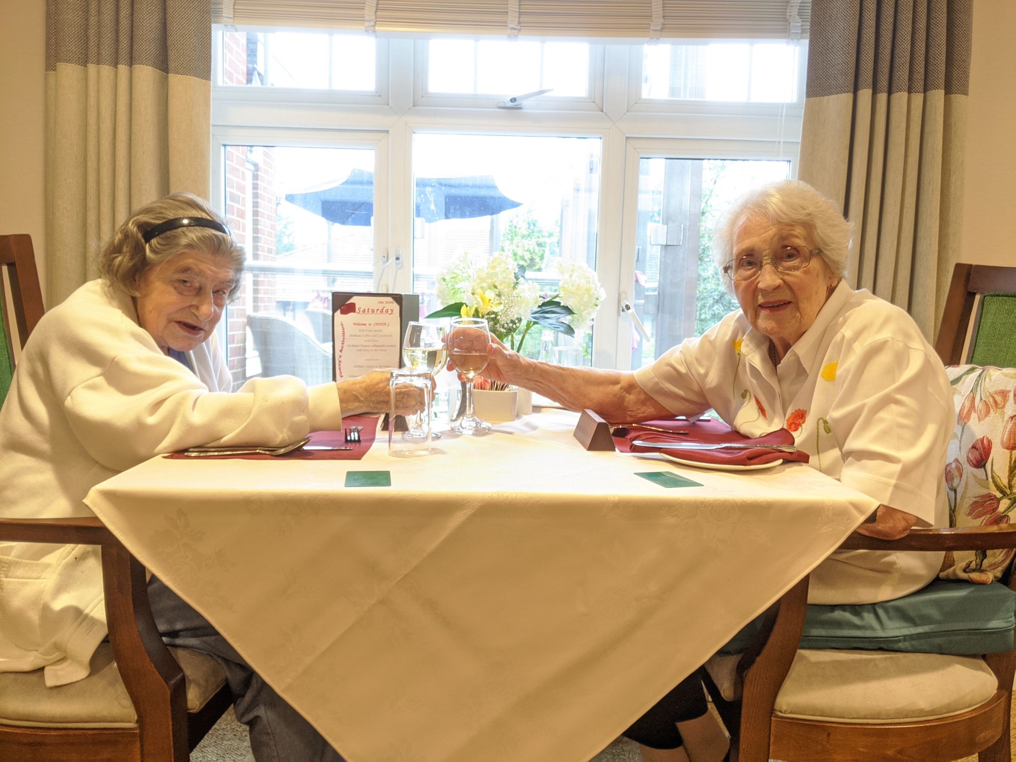 Southampton care home celebrate the anniversary of a heart-warming friendship
