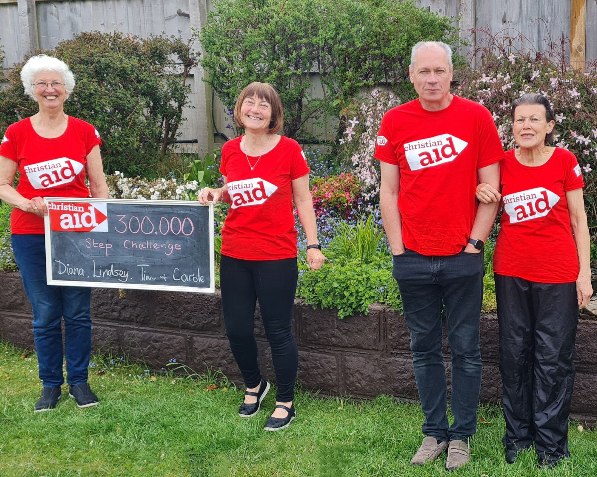 Bideford Christian Aid get busy with 300,000-step challenge to help world's poorest
