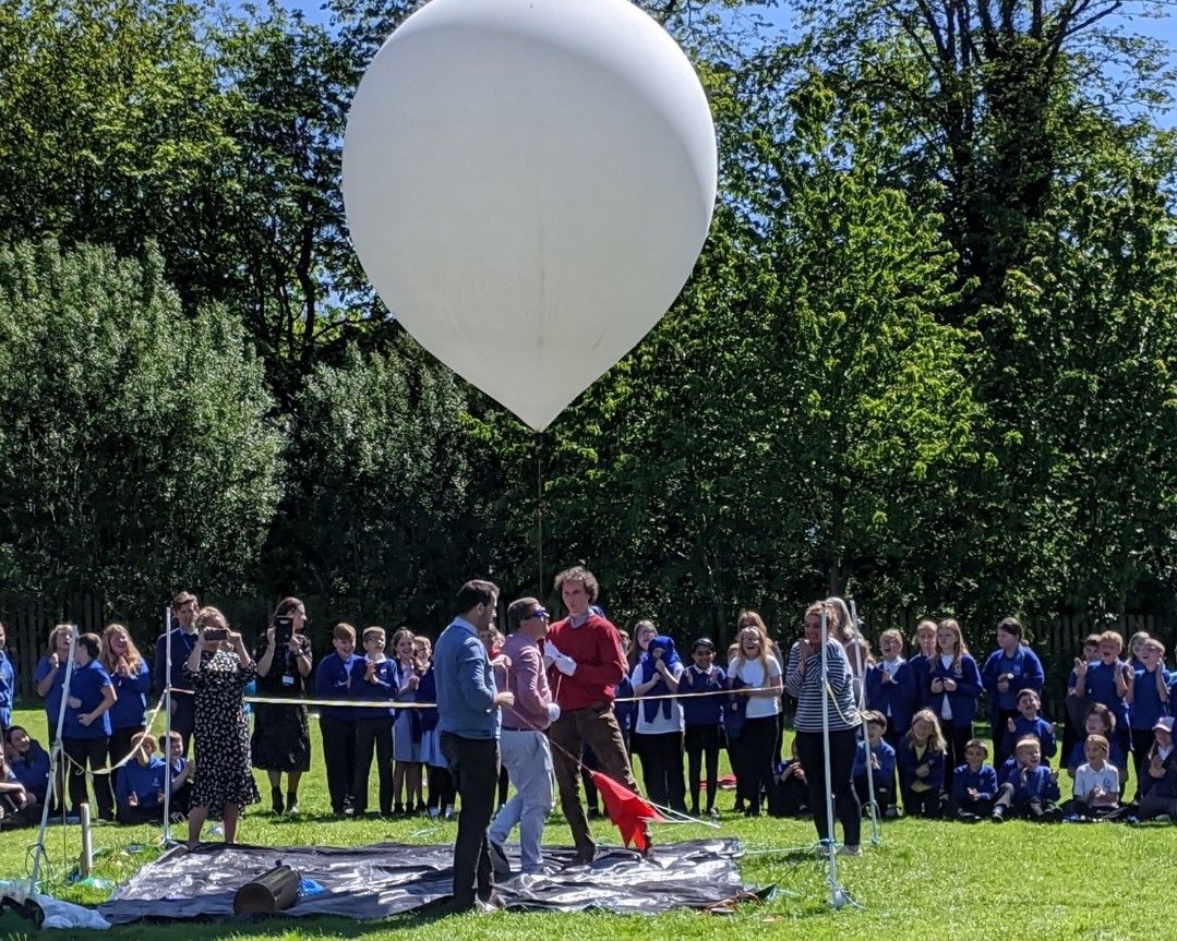 Barnstaple pupils send balloon into space and capture stunning shots of Devon from above