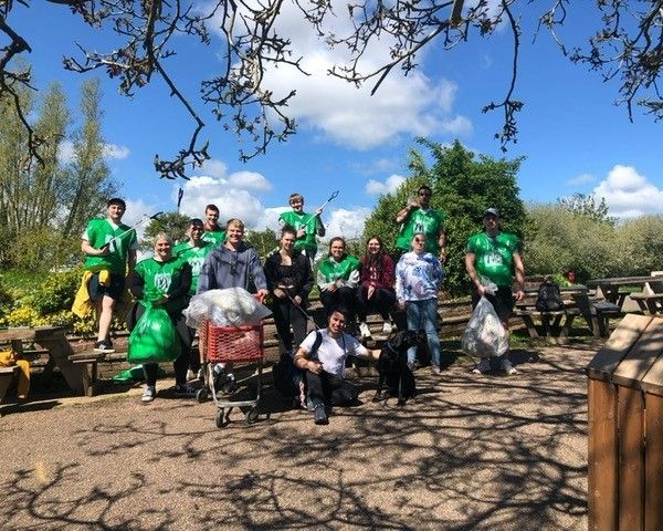 McDonald's restaurants join forces to tidy Exeter Quayside