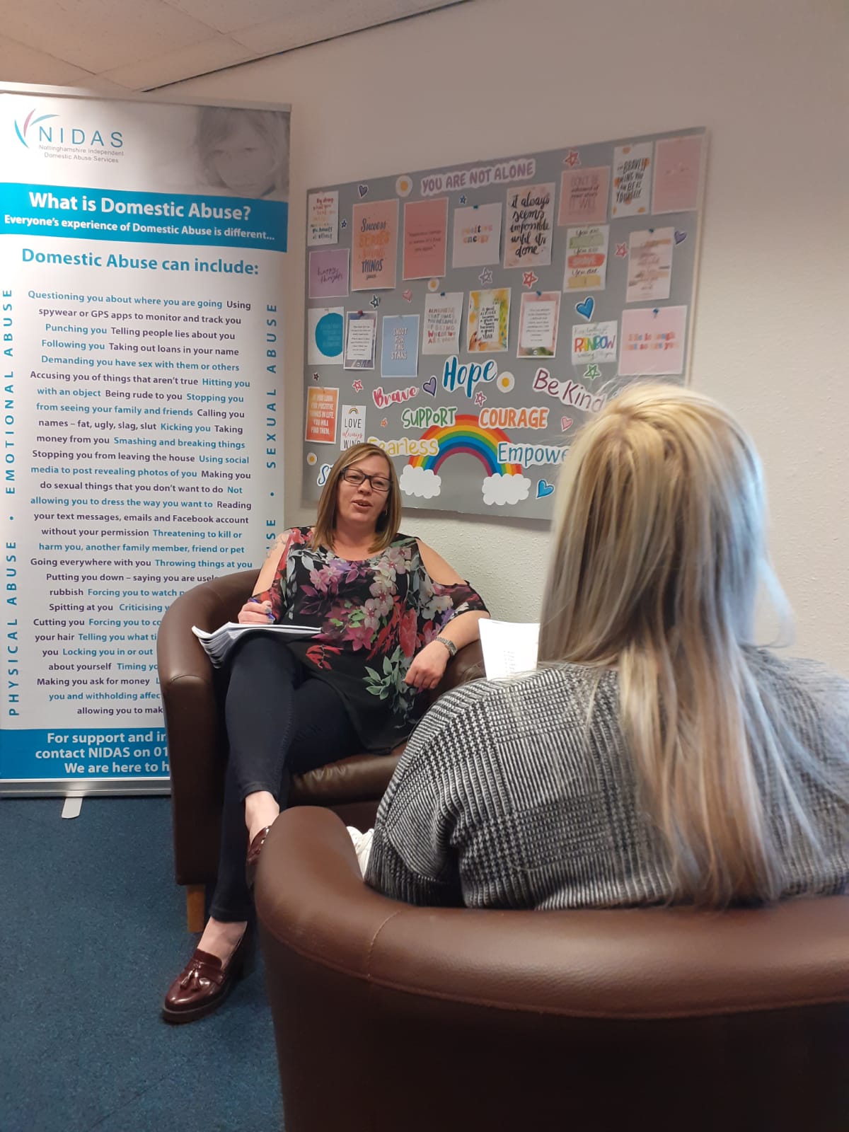 Nottinghamshire women's charity  receives £1,000 donation to help run its wellbeing programme