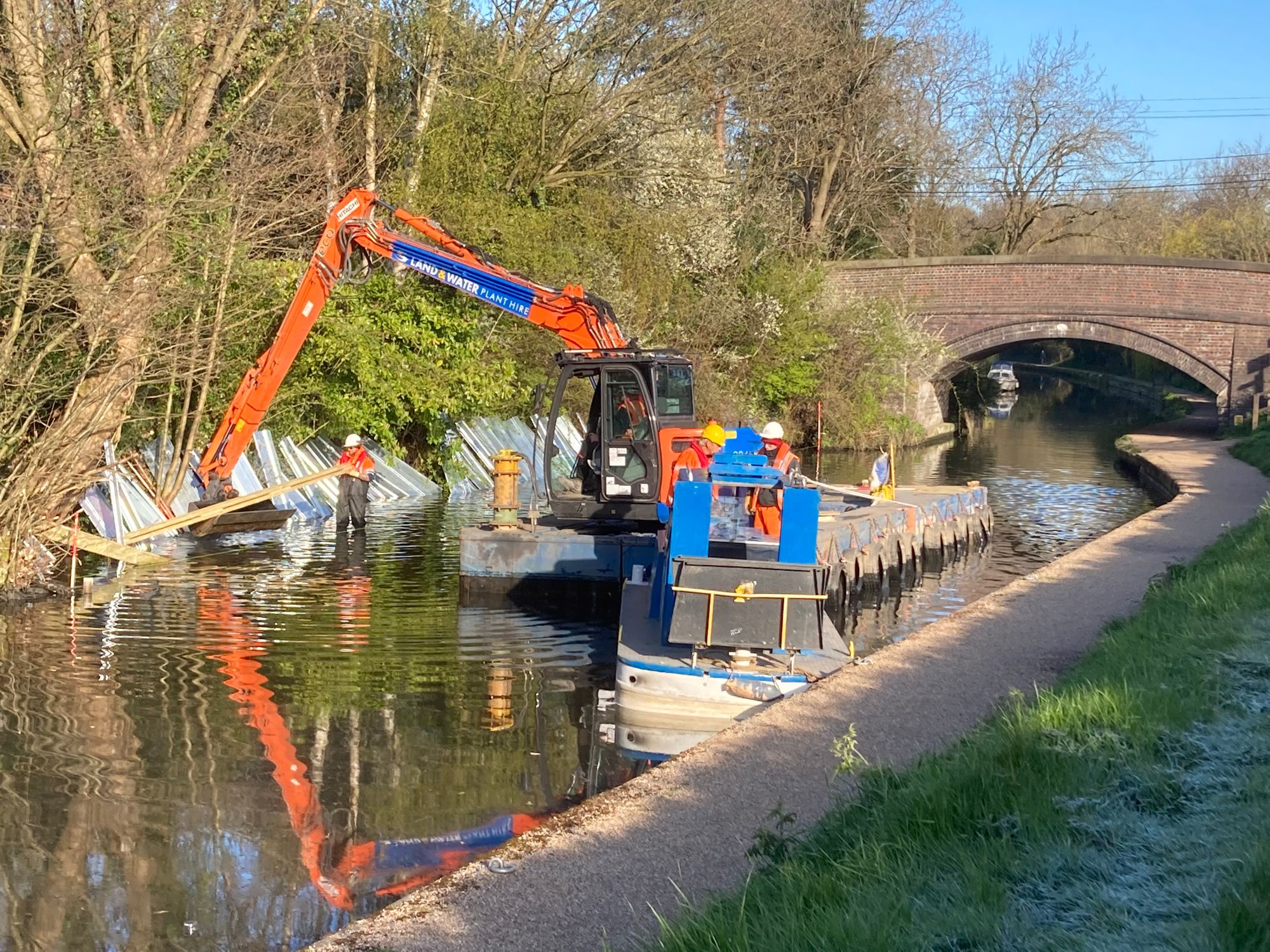 Dredging project begins on Grand Union Canal in Solihull