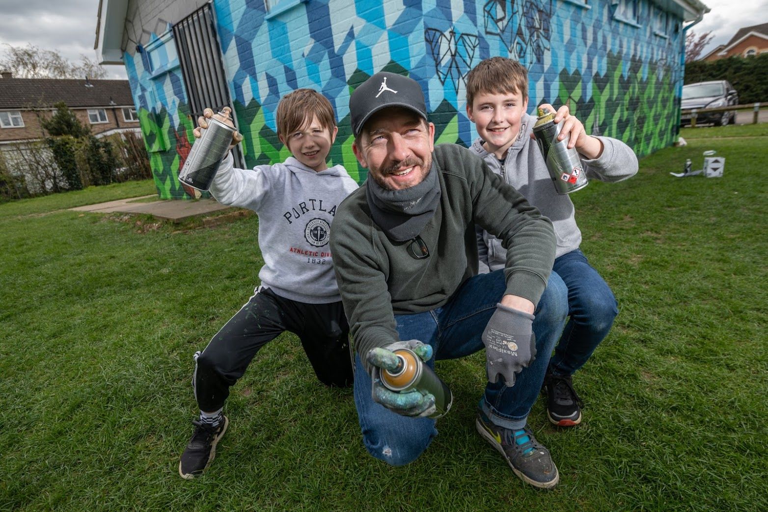 Urban artwork brings Shefford youth hub back to life