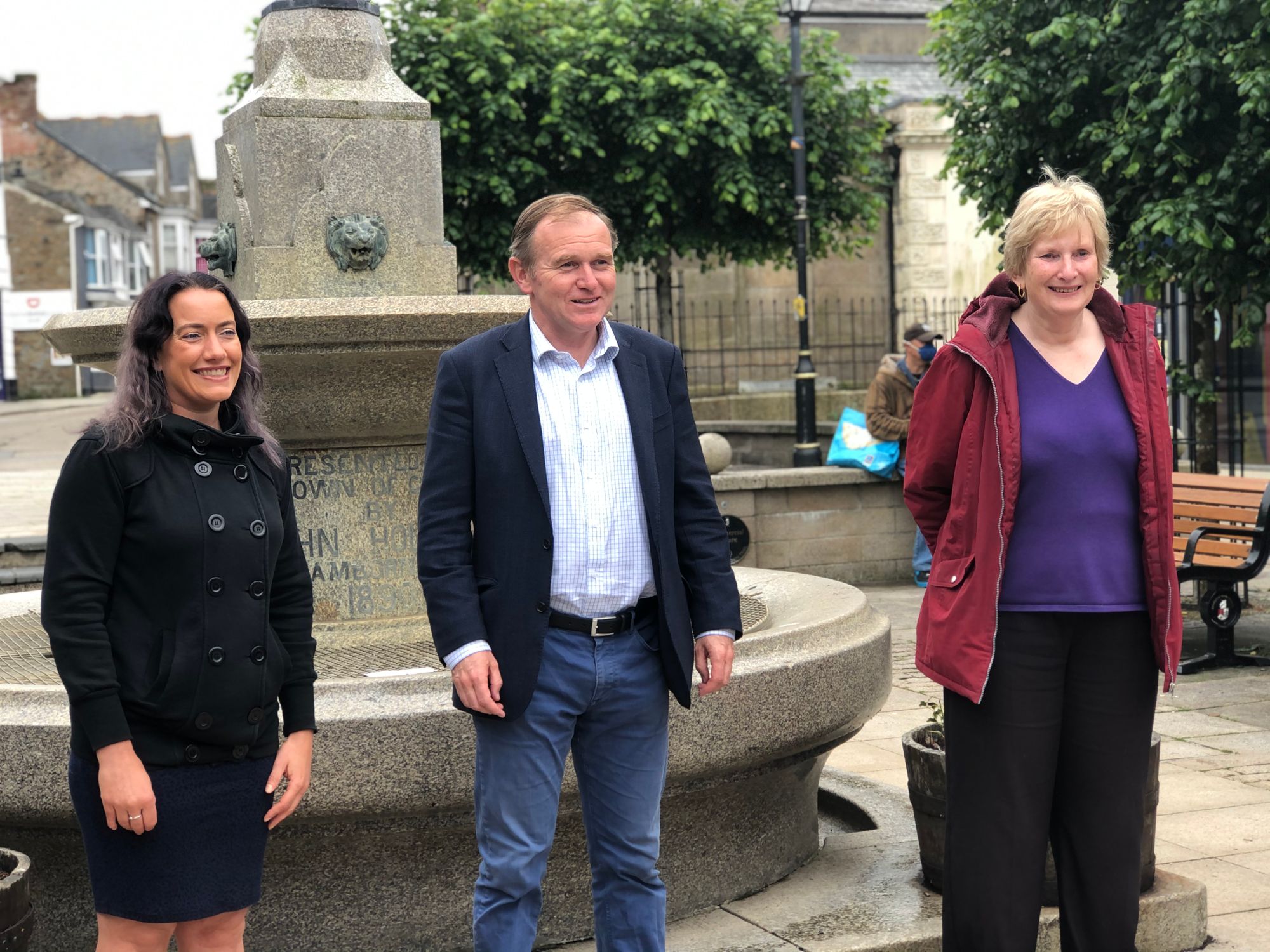 BID team and MP out in Camborne to meet businesses and residents