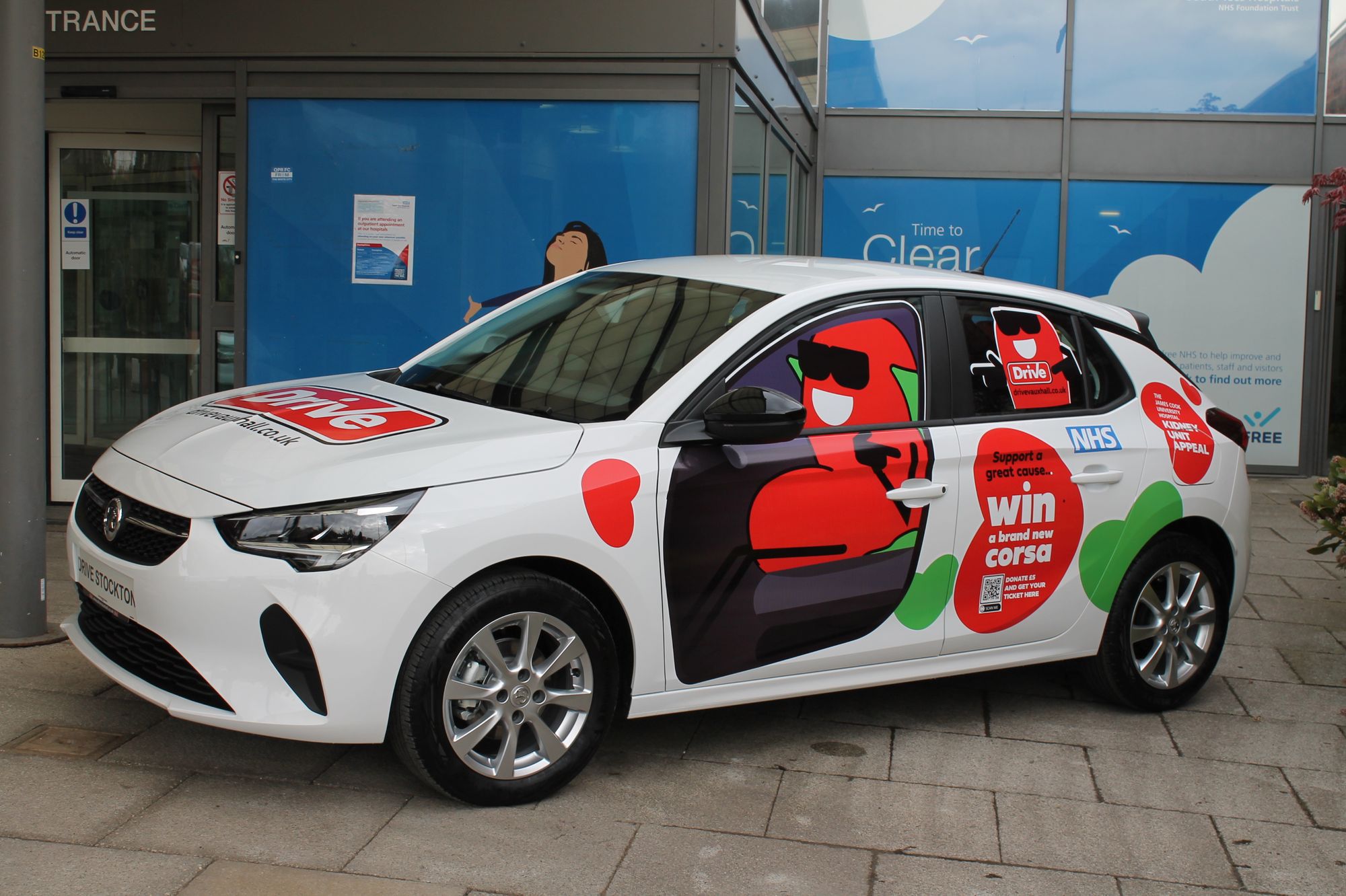 New car is star prize in raffle to help raise funds for Teesside Hospital Kidney unit appeal