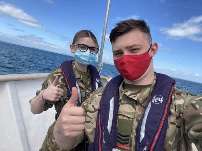 Irvine Sea Cadets get back on the open water for the first time this year