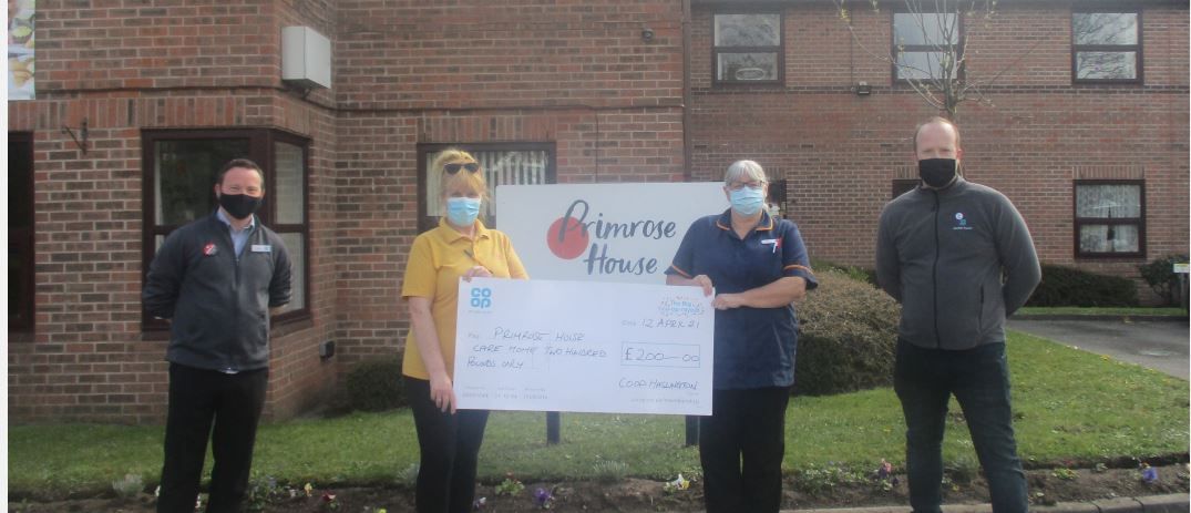 Kind donation from local store for Haslington care home