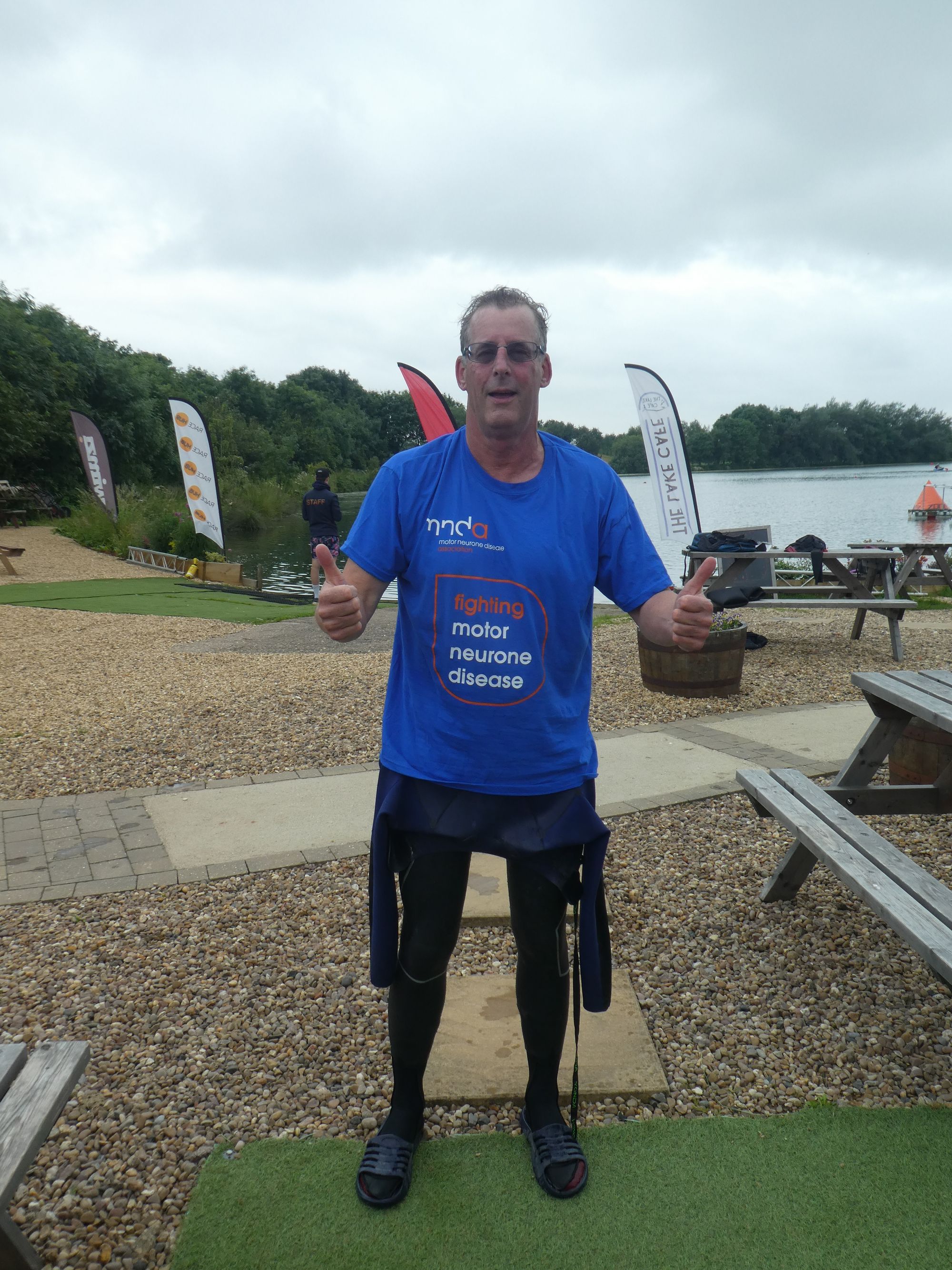 Leicestershire grandfather raises money for charity after taking on 30 mile swim in 30 days