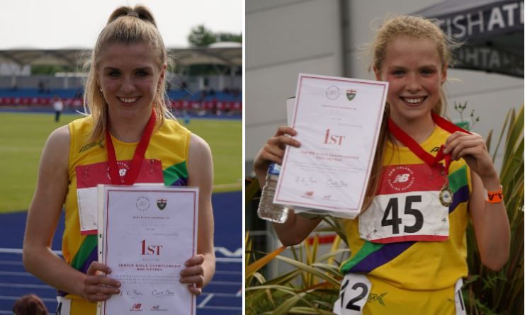 Loughborough sisters strike gold at English Schools' Athletics Championships