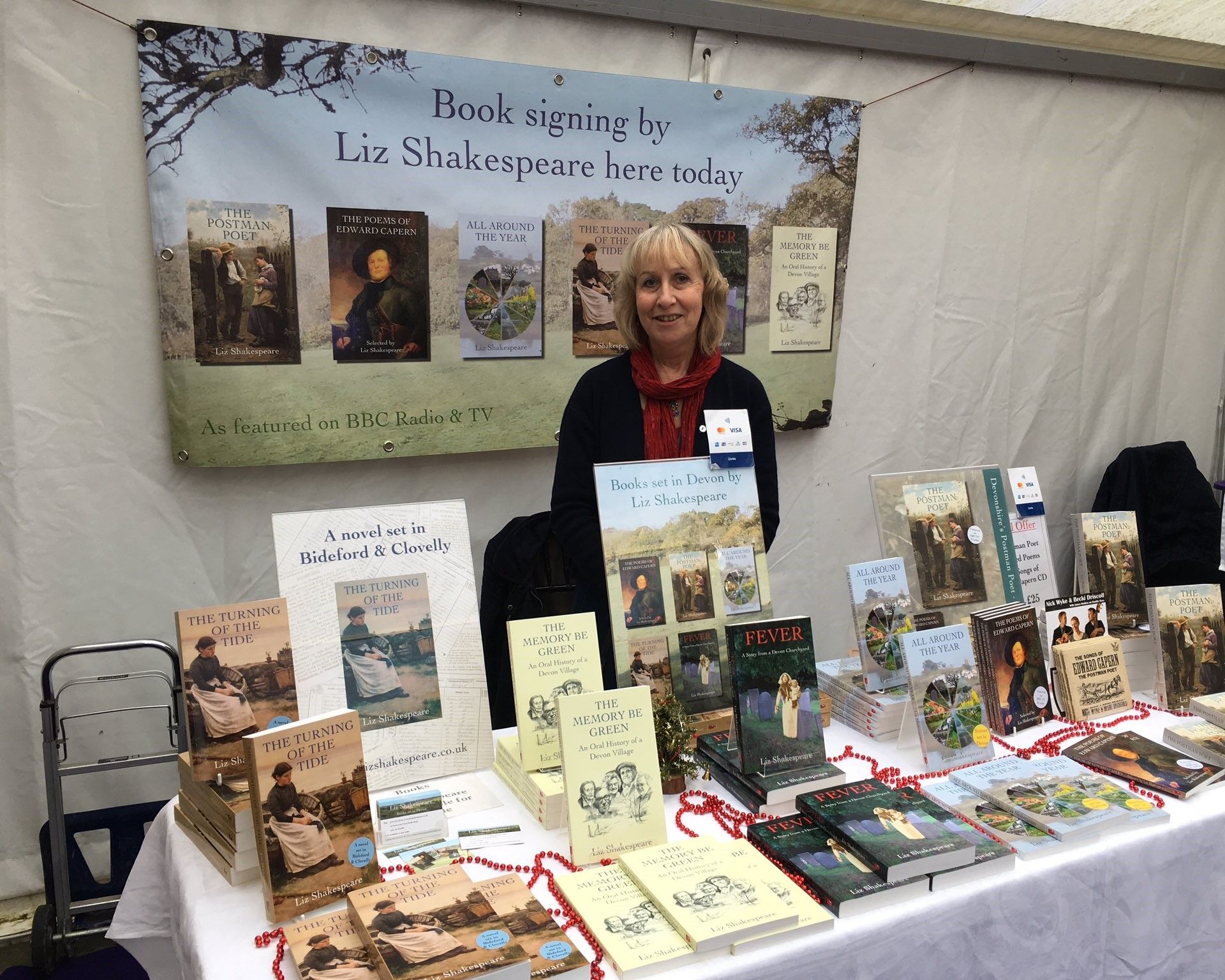 Devon author speaks about her writing