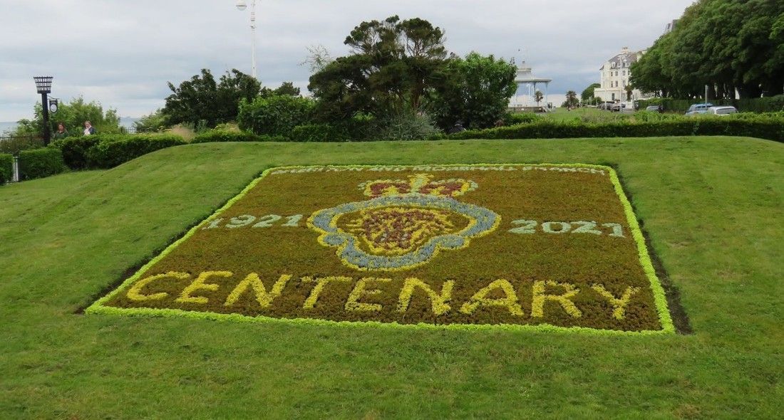 Floral tribute in Folkestone marks centenary of British Legion branch