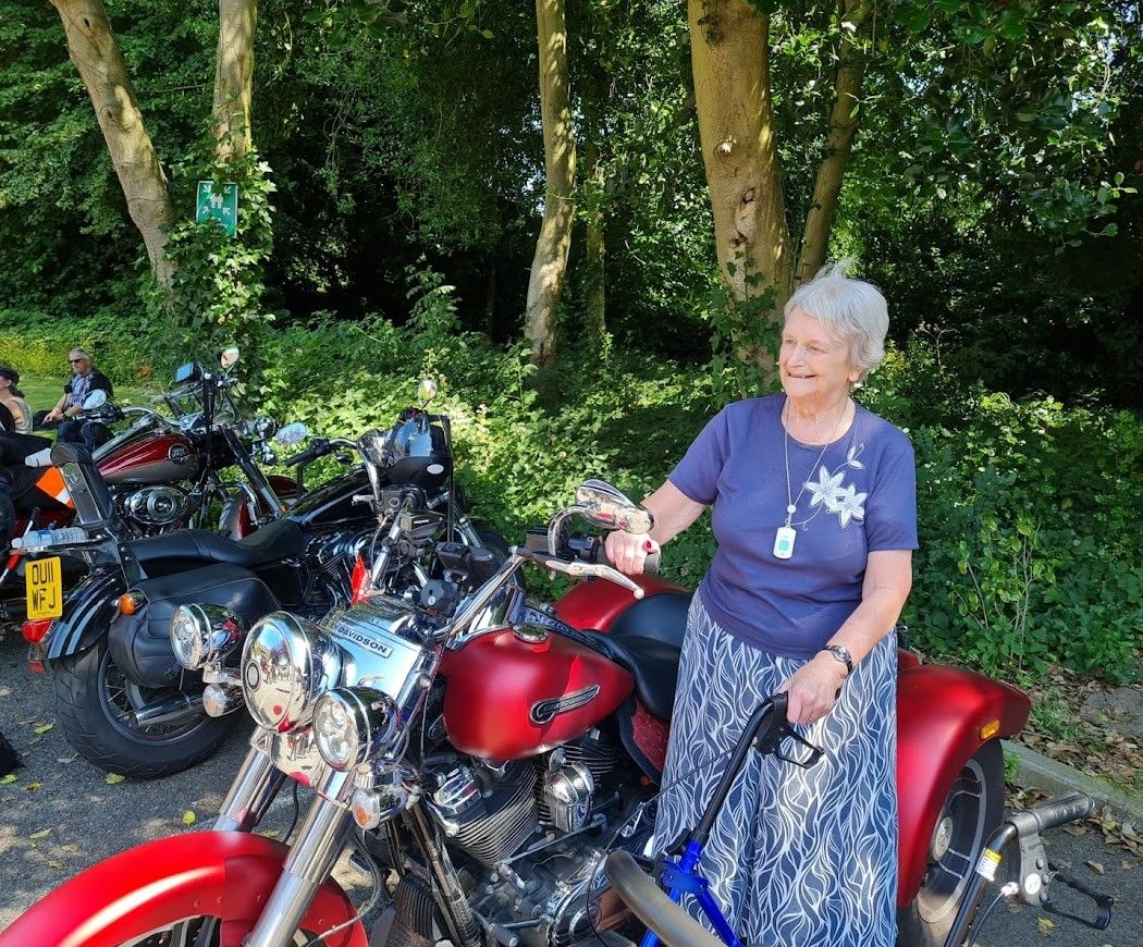 Rugby care home residents host Nene Valley Chapter H.O.G Fest