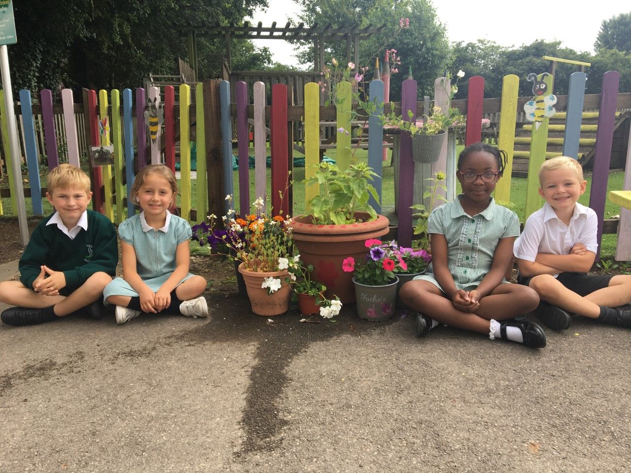 Colour blossoms as Hoddesdon school end their year with flower show