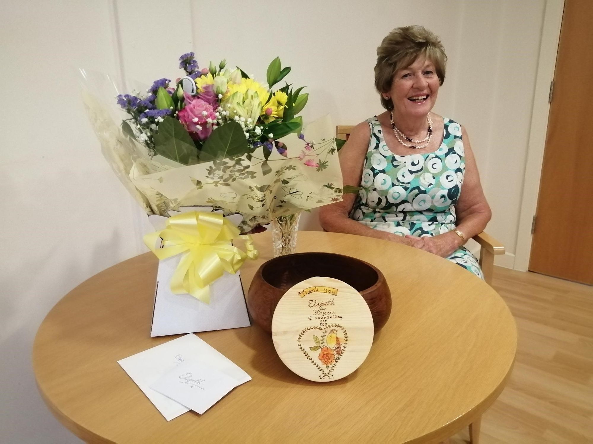 One of East Cheshire Hospice's longest serving volunteers retires