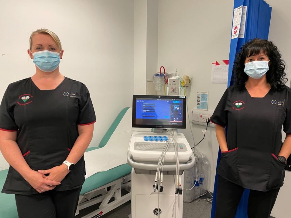 Donations help buy new heart monitor machine for Prince Philip Hospital Llanelli