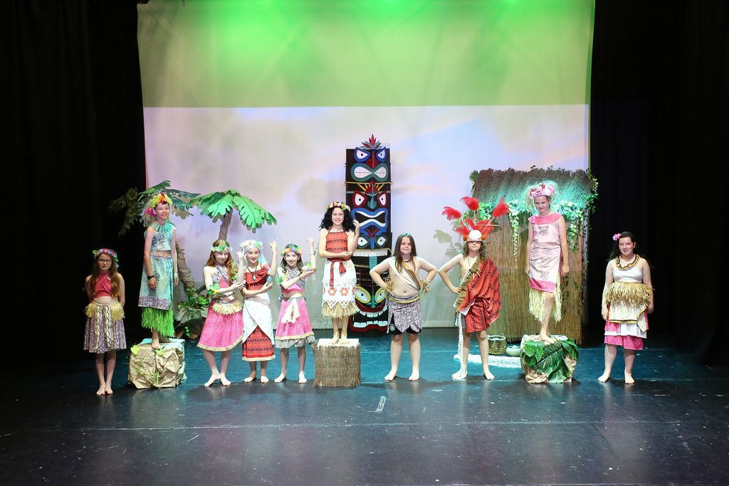 Liverpool school children perform Disney's Moana