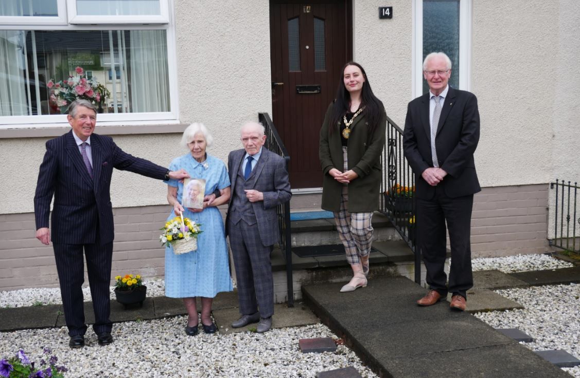 Diamond Wedding couple from East Ayrshire enjoy VIP treatment