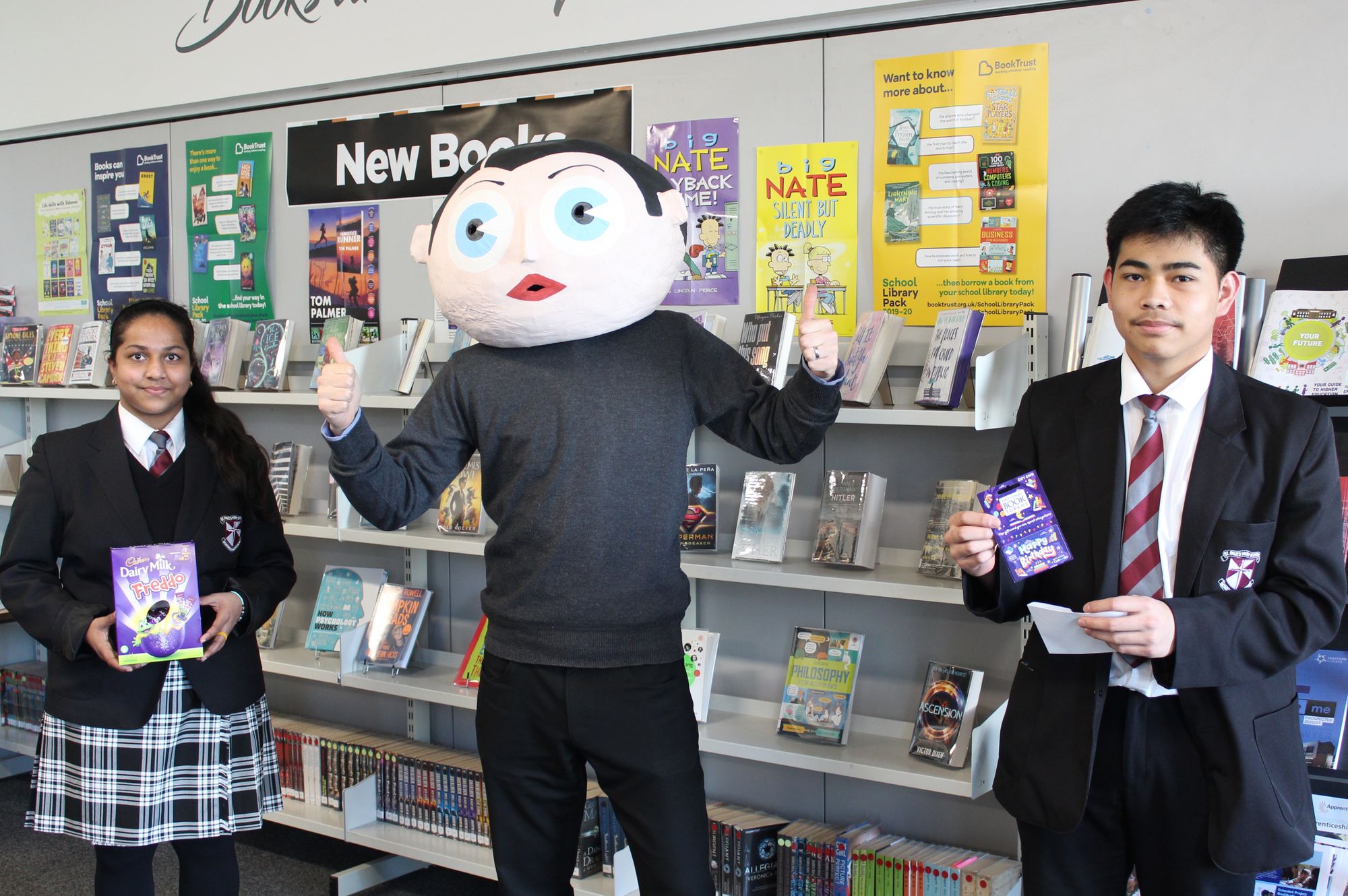 'Masked Readers' celebrate the joy of reading at a Wythenshawe school