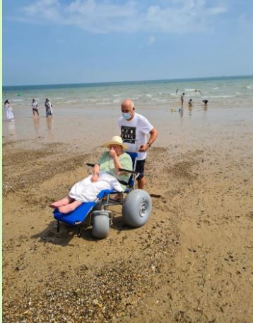 Special wheelchairs will allow  residents of Clacton-on-Sea care home to visit the beach