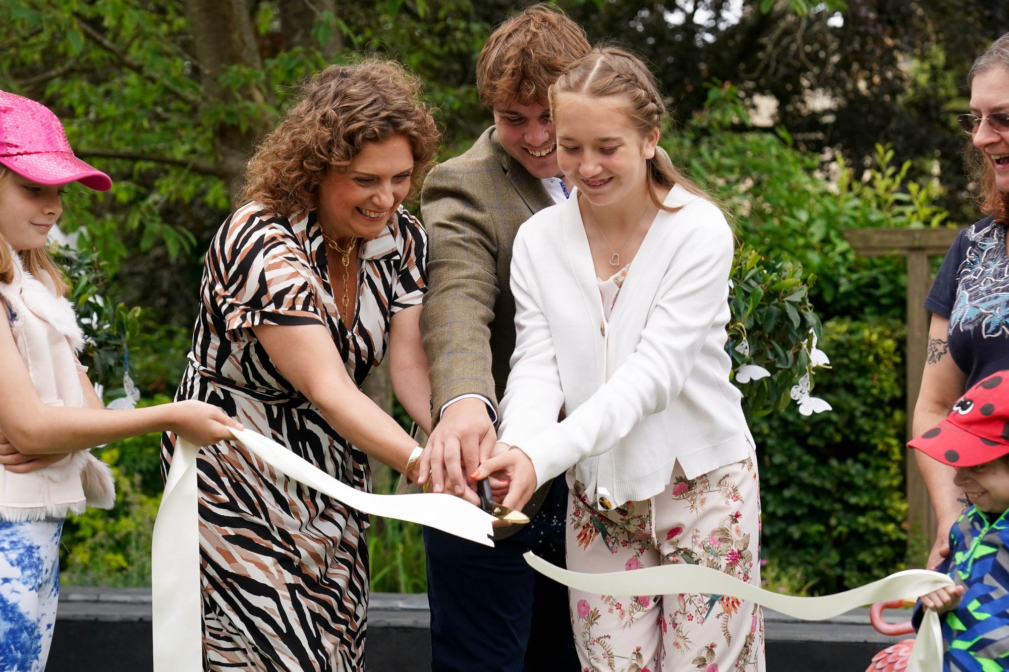 Captain Sir Tom Moore’s family open hospice garden funded by his charity