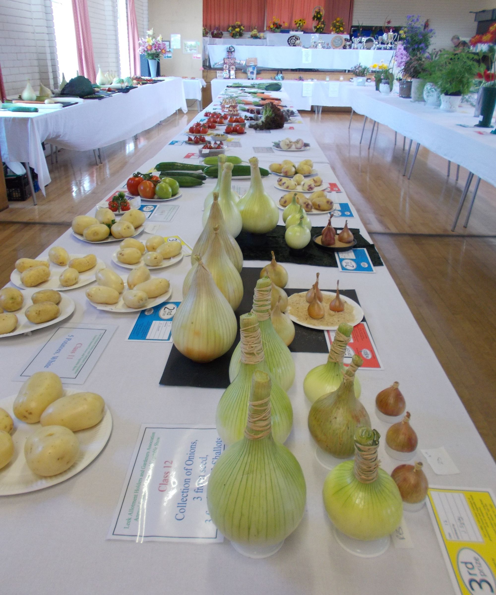 Leek Allotment Holders and Gardeners Association are looking for new exhibitors