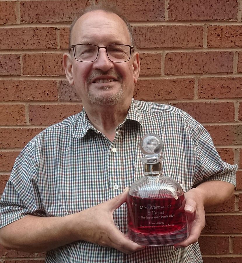 Stafford insurance stalwart retires after 50 years