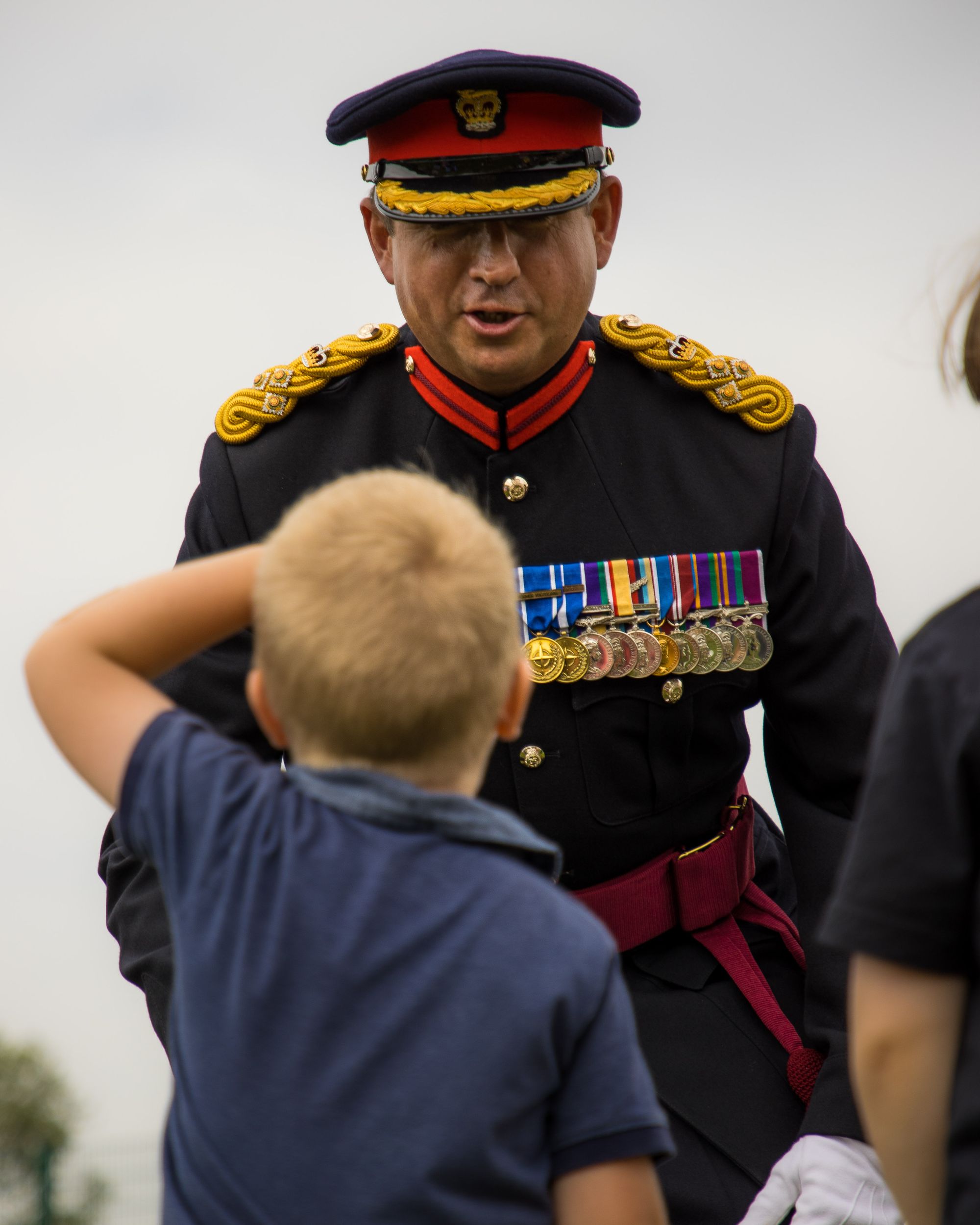 Stafford Army children awarded medals for activity book project