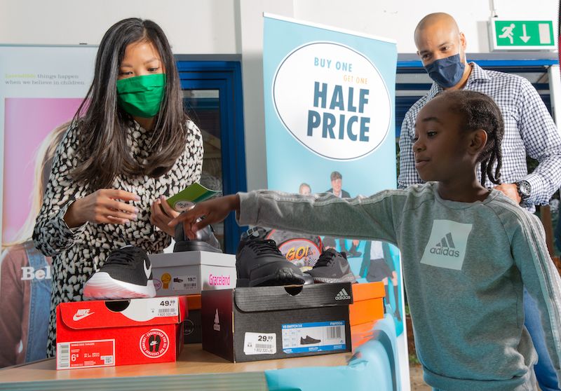 Sam and Billie Faiers support campaign to give vulnerable families free school shoes
