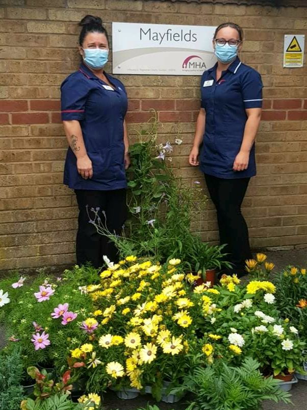 Green-fingered residents and staff enjoy garden week in Cheshire