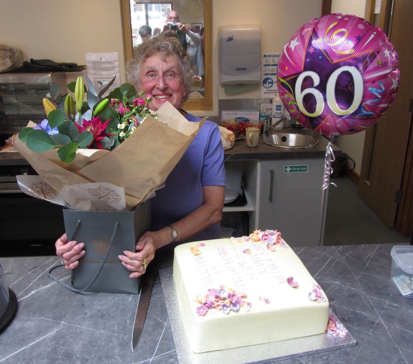 Ivy celebrates 60 years of working in St Tudy village shop