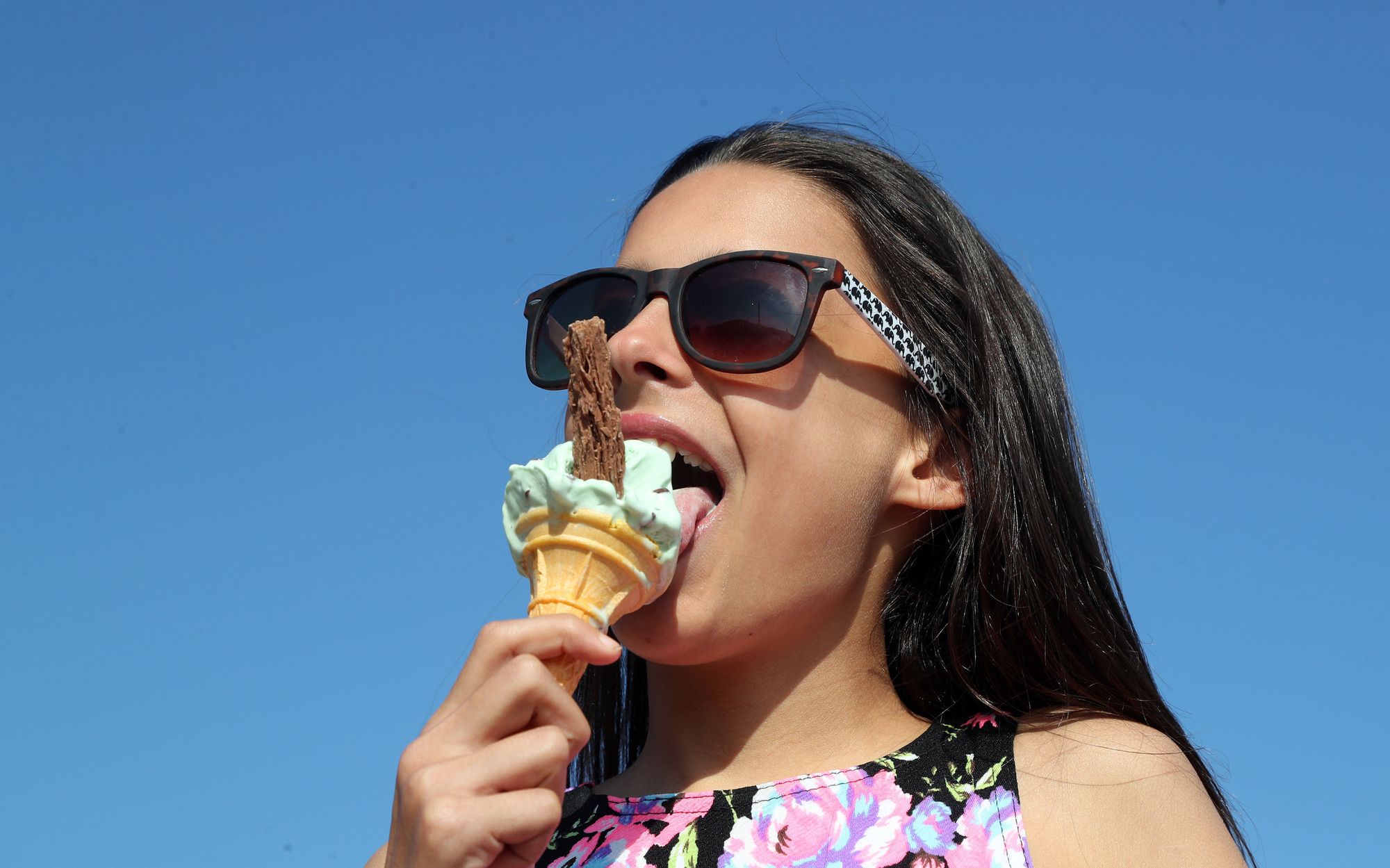 Bristol residents celebrate the easing of restrictions with a street party and free ice creams