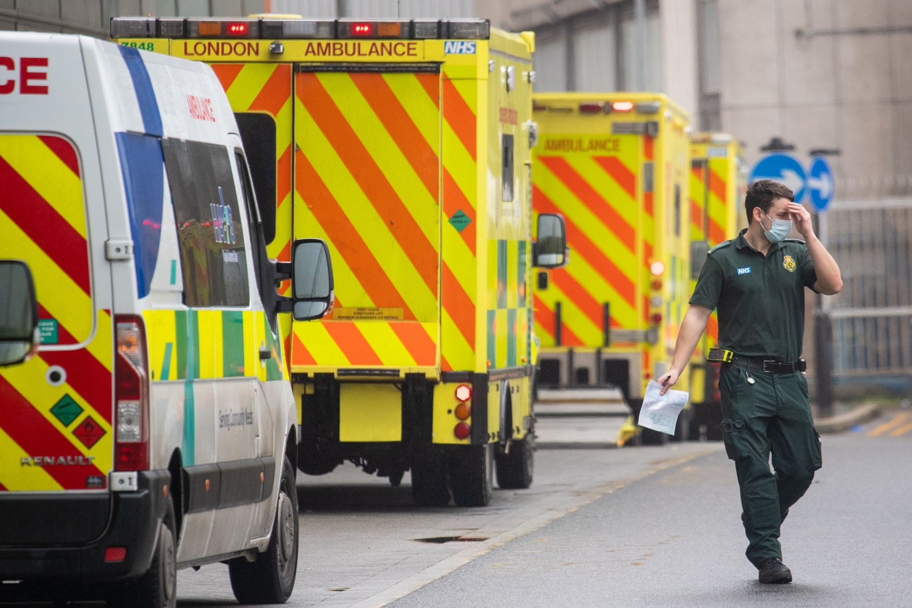 Some NHS trusts "busier than ever" despite lower than predicted Covid admissions