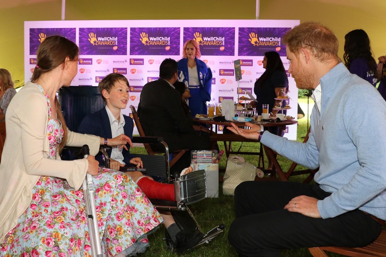 Crosby boy meets Prince Harry at WellChild awards ceremony