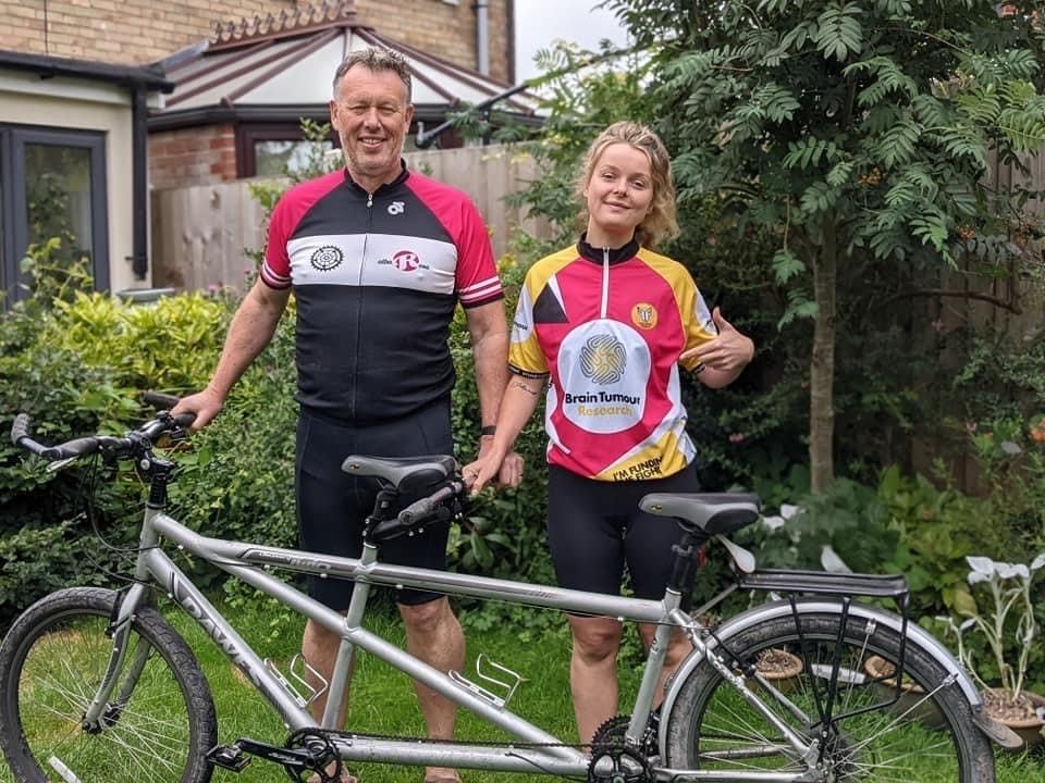 Havant man remembered as father and daughter take on charity tandem challenge