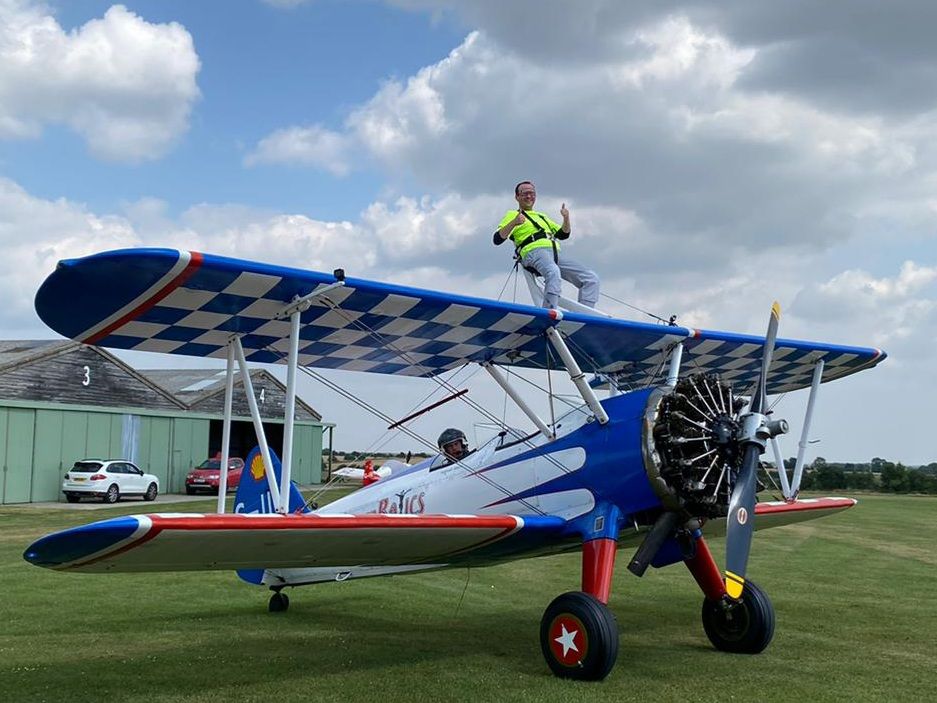 East Cheshire Hospice column: Andrew takes on double wing walk for hospice